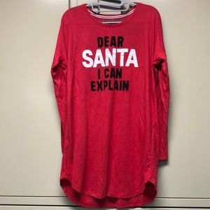 Victoria’s Secret “Dear Santa” Sleepshirt, Small